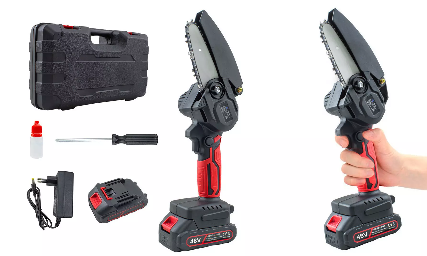 Mini-Akku-Kettensäge