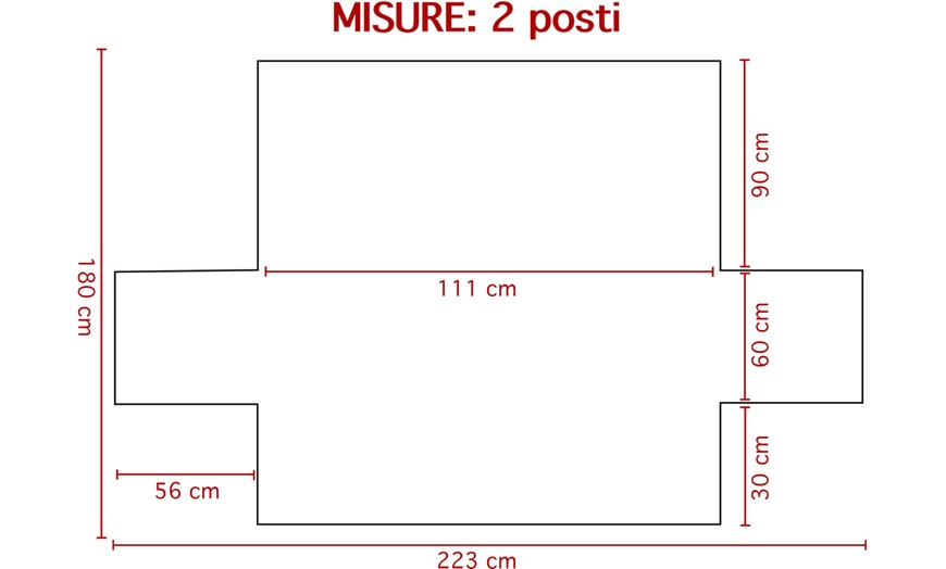 Image 3: Housse de canapé 2 ou 3 places à design gnomes fantaisie