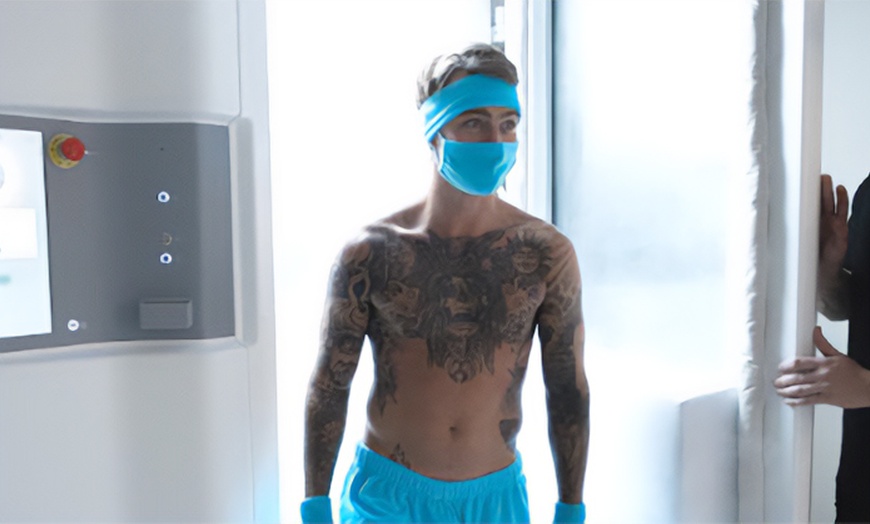 Image 2: Near Infrared Sauna or Whole-Body Cryotherapy, or Combo Package