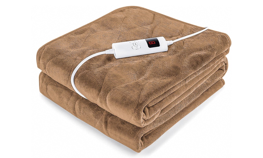 Image 8: Heated Electric Warm and Cosy Blanket