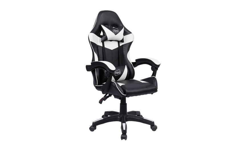 Image 12: Neo Reclining Gaming Chair with Optional Footrest