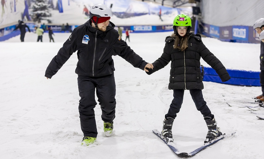 Image 2: Ski or Snowboard Lesson at The Snow Dome