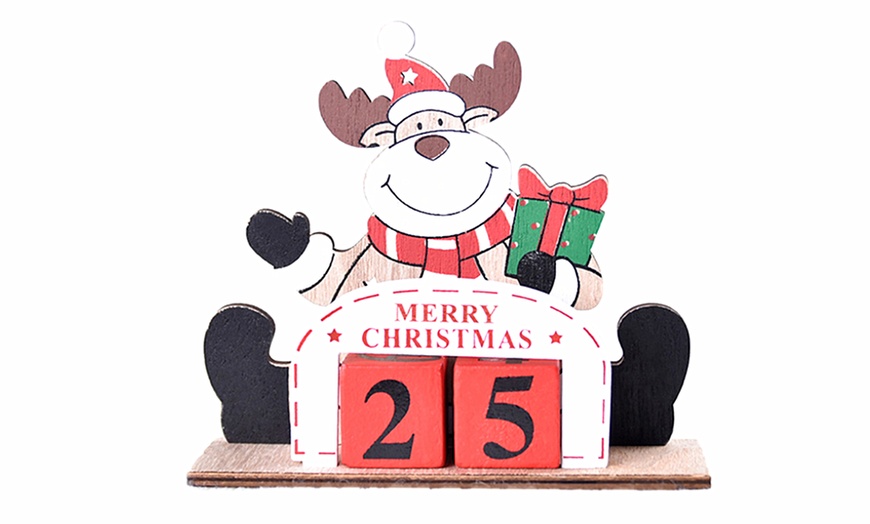 Image 5: Wooden Christmas Calendar