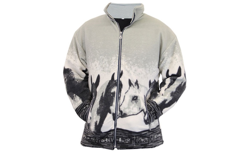 Image 5: Animal Fleece Printed Jacket