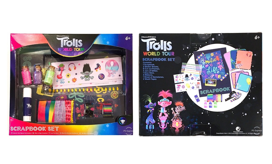 Image 1: Trolls World Tour Scrapbook Set