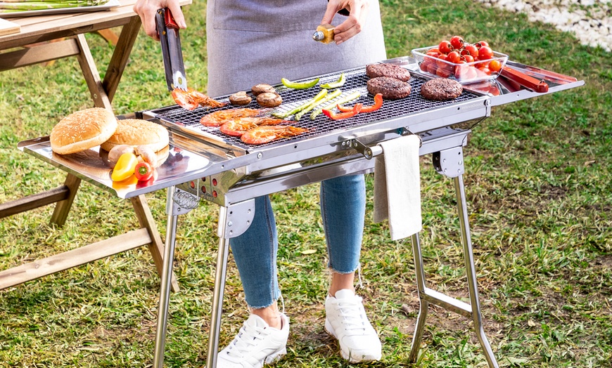 Image 1: Barbecue de table pliable au charbon de bois InnovaGoods