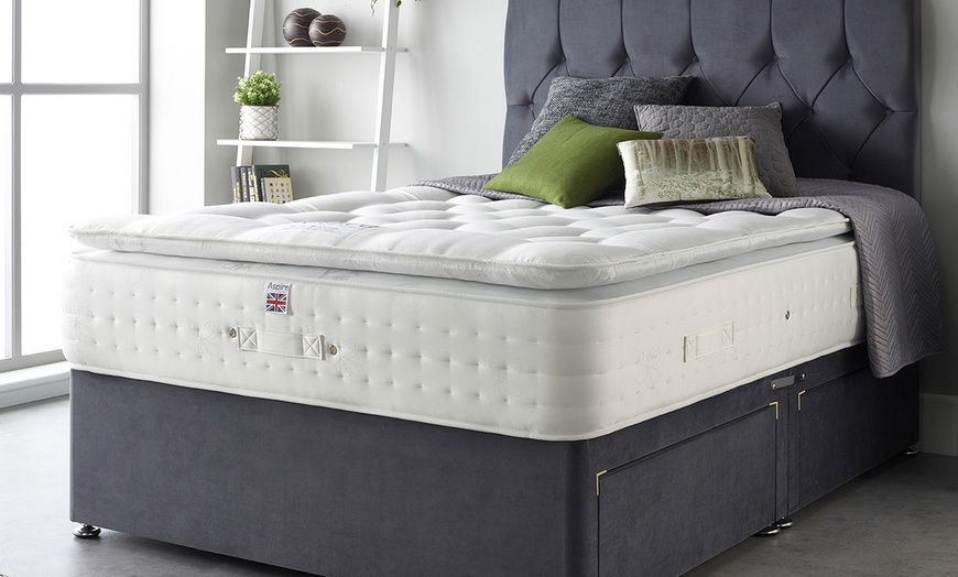 Image 1: Aspire 5000 Cashmere Pillowtop Pocket Mattress 