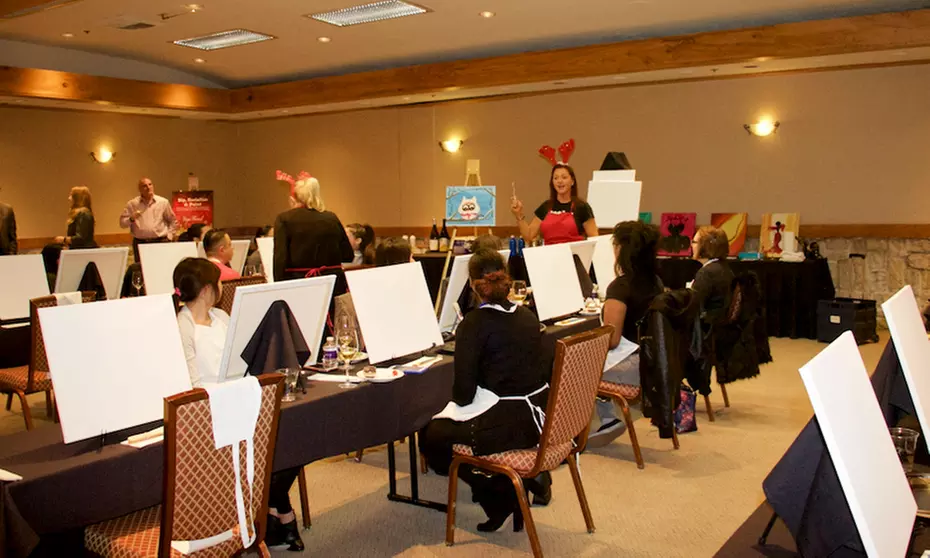 Ultimate Wine and Paint Package for Two at The Rio Wine Cellar (Up to 24% Off). Seven Options Available. - Second Medium