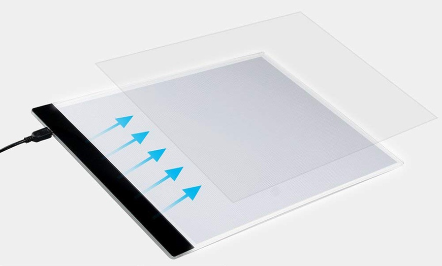 Image 8: A4 LED Drawing Light Box