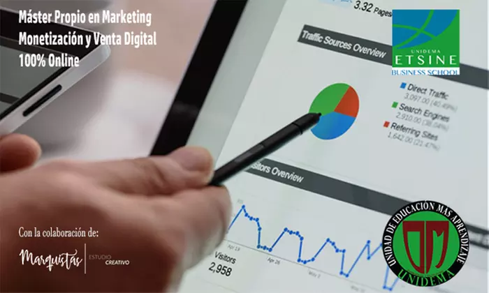 Curso online en marketing, monetización y venta digital de 400 horas con Unidema (con 99% de descuento) - Primary Image