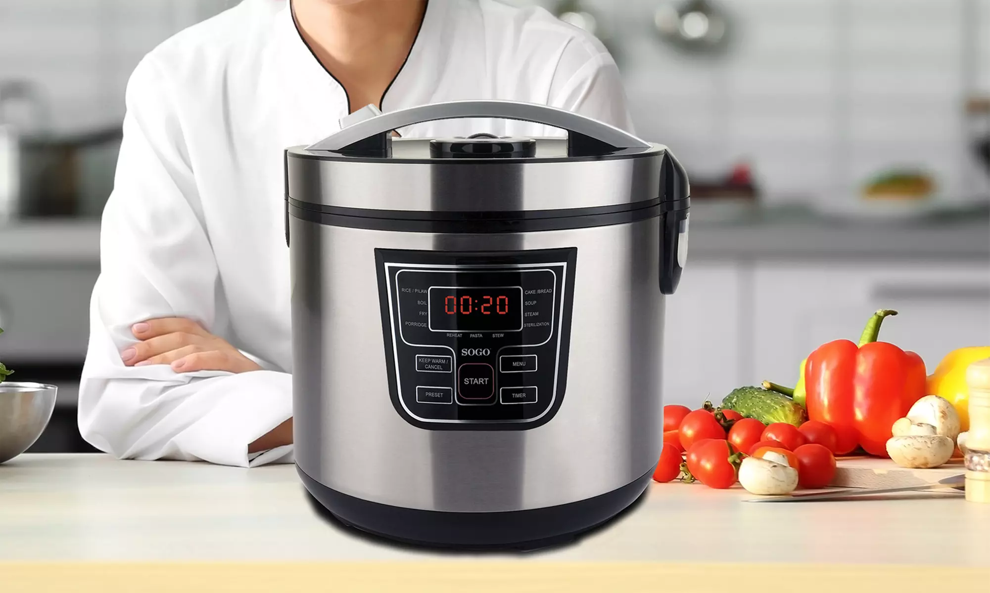 Robot cuiseur multifonctions 860 W Sogo - Primary Image