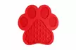 Tapis à nourriture de 18 x 18 cm pour chien en silicone, coloris au choix - Image 3
