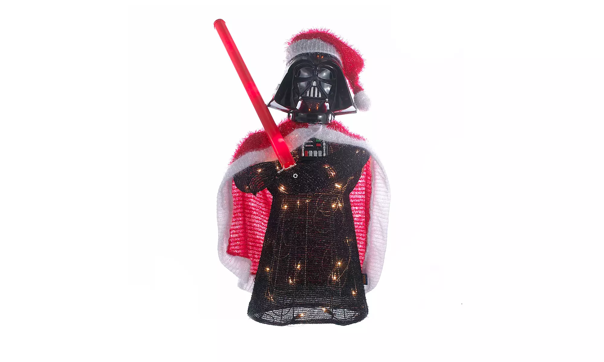 Kurt Adler 28" Star Wars Yoda and Darth Vader Light-Up Tinsel Lawn Decor - Second Medium