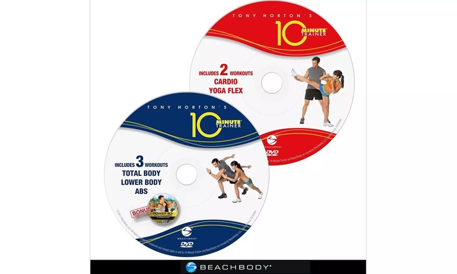 Beach Body Tony Horton's 10-Minute Workout Kit (9-Piece) - Second Medium
