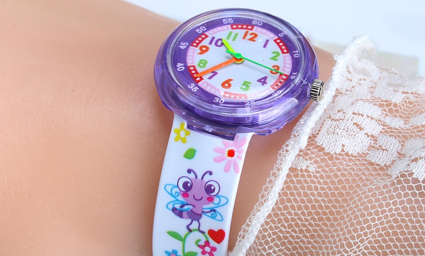 Image 8: Kids' Cartoon Jelly Watch