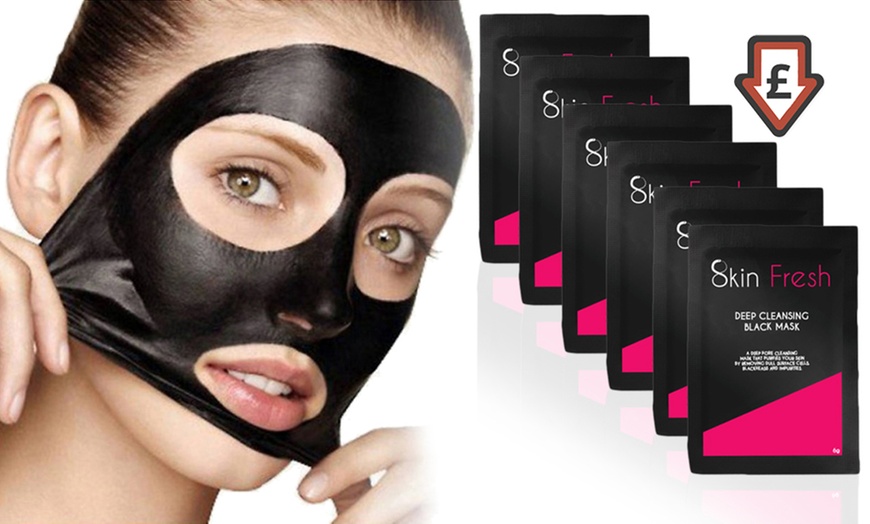 Black Peel-Off Mask Sachets | Groupon Goods