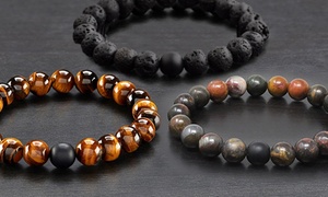 Natural Stone Wellness Bracelets