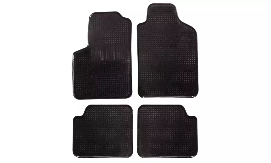 Image 3: Set da 4 tappetini in gomma per auto