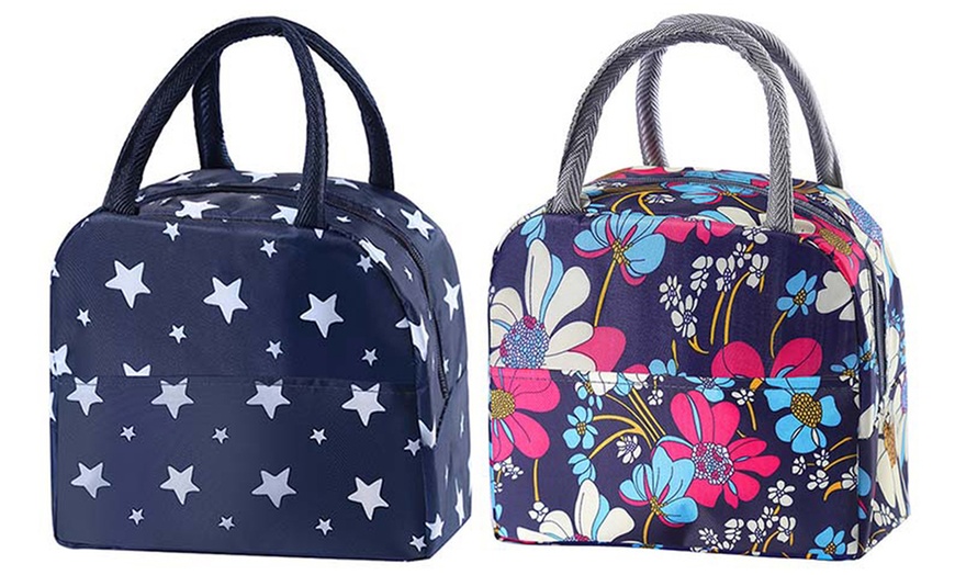 Image 26: One or Two Insulated Cooler Lunch Bags