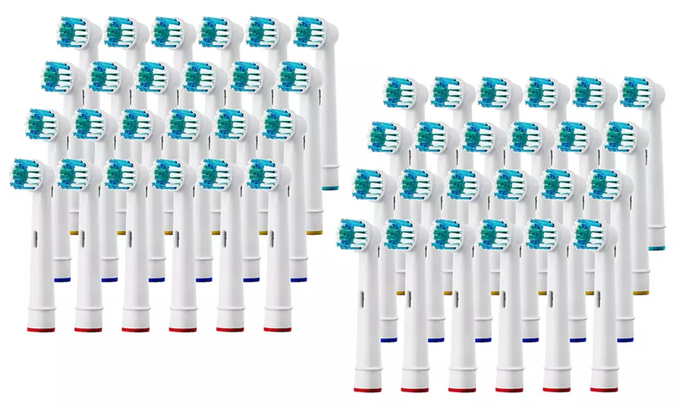 24er- oder 48er-Pack Zahnbürstenköpfe, kompatibel mit elektrischen Zahnbürsten von Oral B - Second Medium