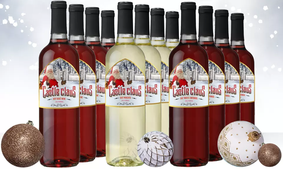 Castle Claus Holiday Wine Mixed Variety Pack (12-Pack) - Primary Image