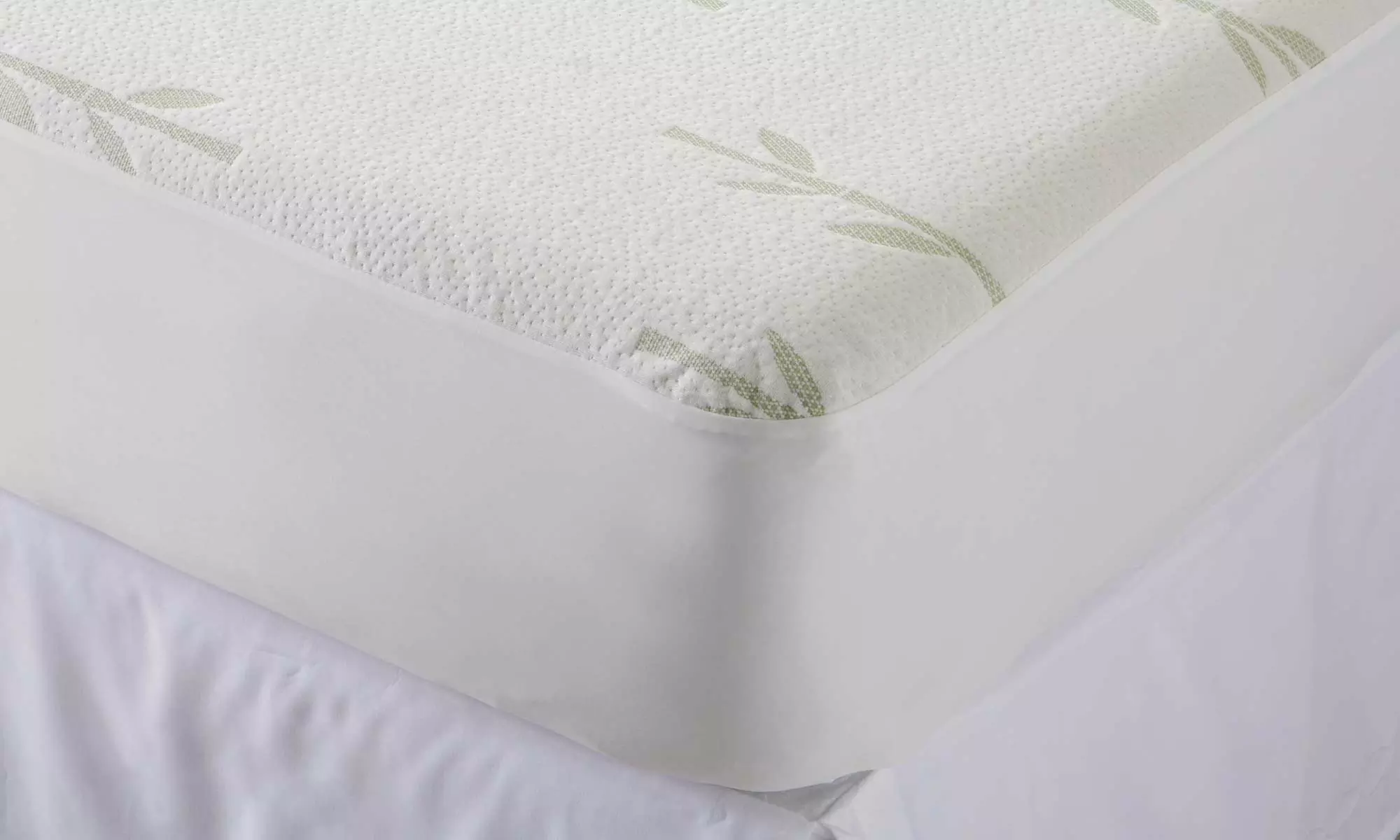 Waterproof Hypoallergenic Bamboo Mattress Protector - Primary Image