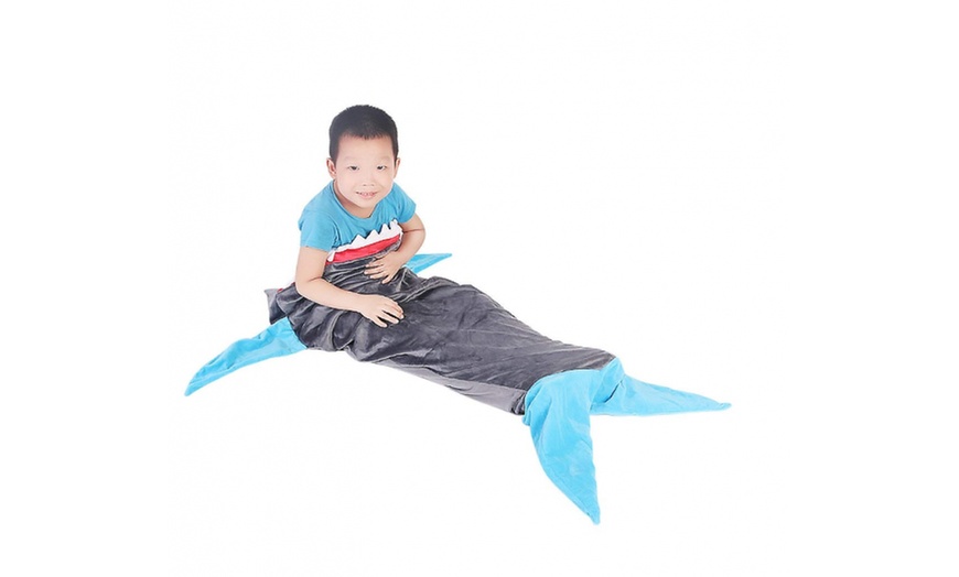 Image 1: Shark Sleeping Bag