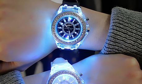 1 ou 2 montre(s) à éclairage LED unisexe pour adultes