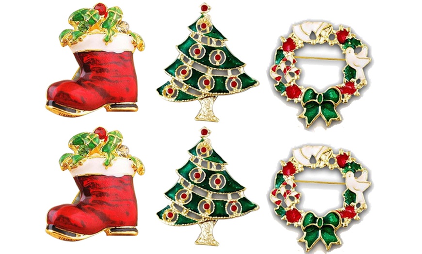 Image 2: Broches de Noël