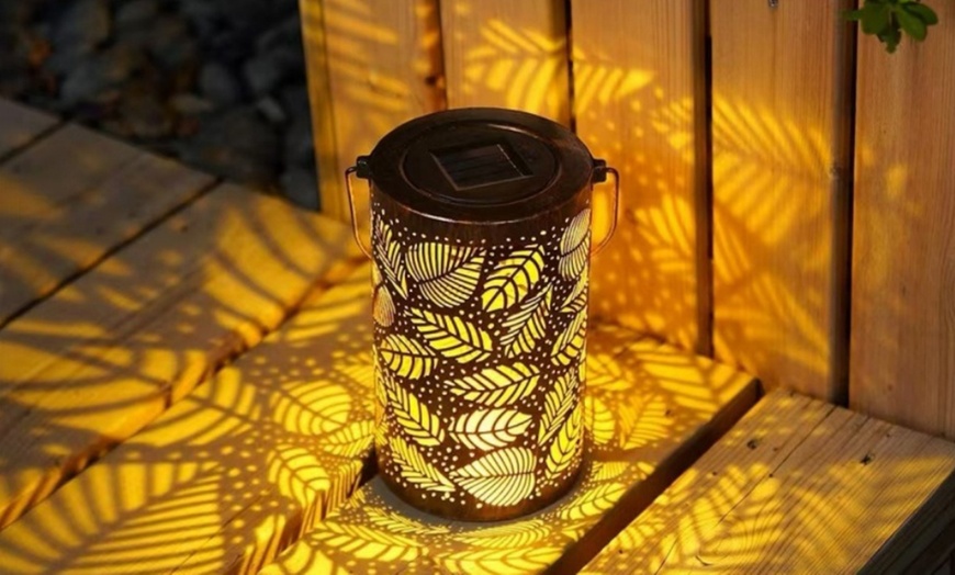 Image 5: Butterfly Solar Garden Lantern Decorative Outdoor Light