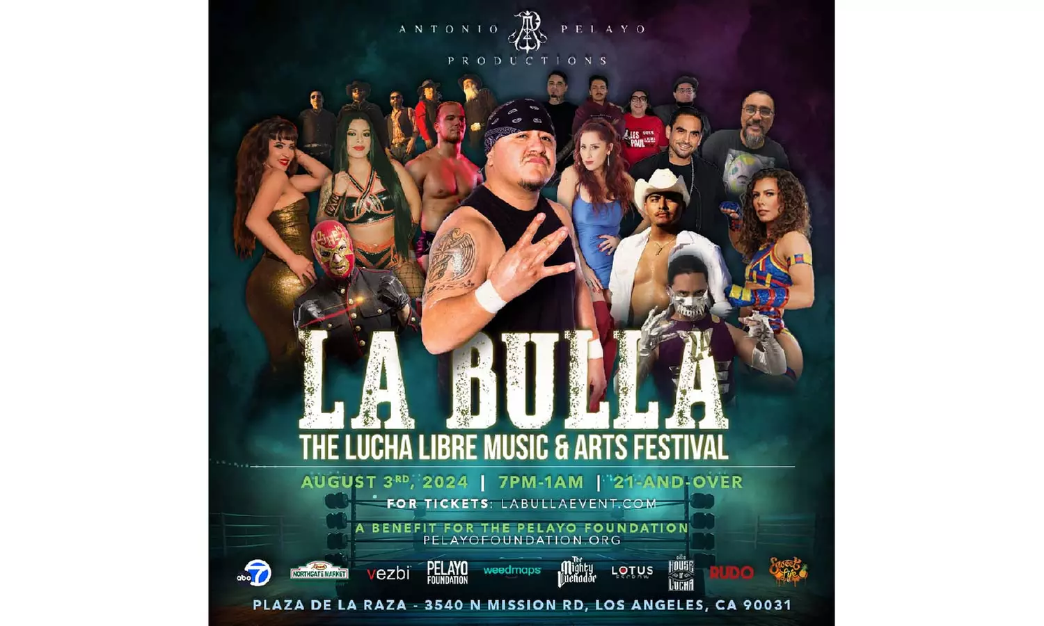 La Bulla 9th anniversary: The Lucha Libre Festival at Plaza De La Raza on August 3 at 6 p.m. - Primary Image