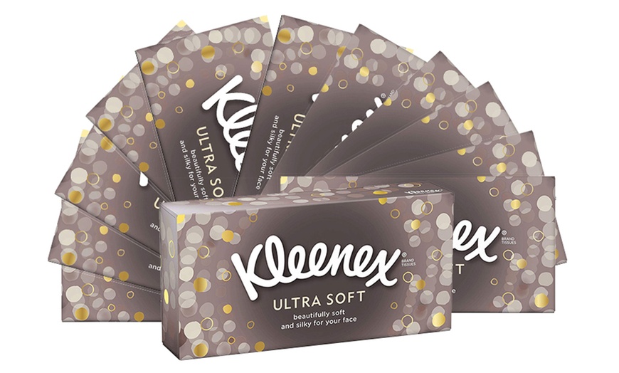 Image 2: Kleenex Ultra Soft Tissue Boxes