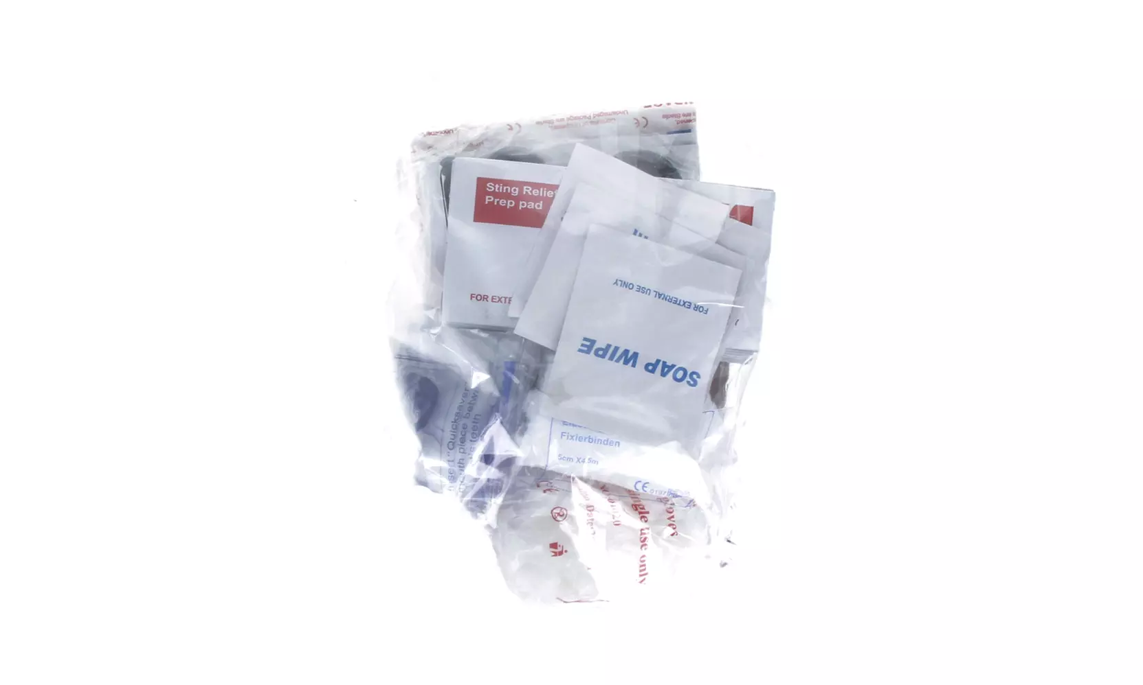 First Aid Kit in Waterproof Red Dry Sack (100-Piece) - Second Medium