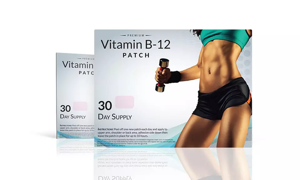 Vitamin B12 and Guarana Slimming Patches (1-, 2-, or 3-Pack) - Primary Image