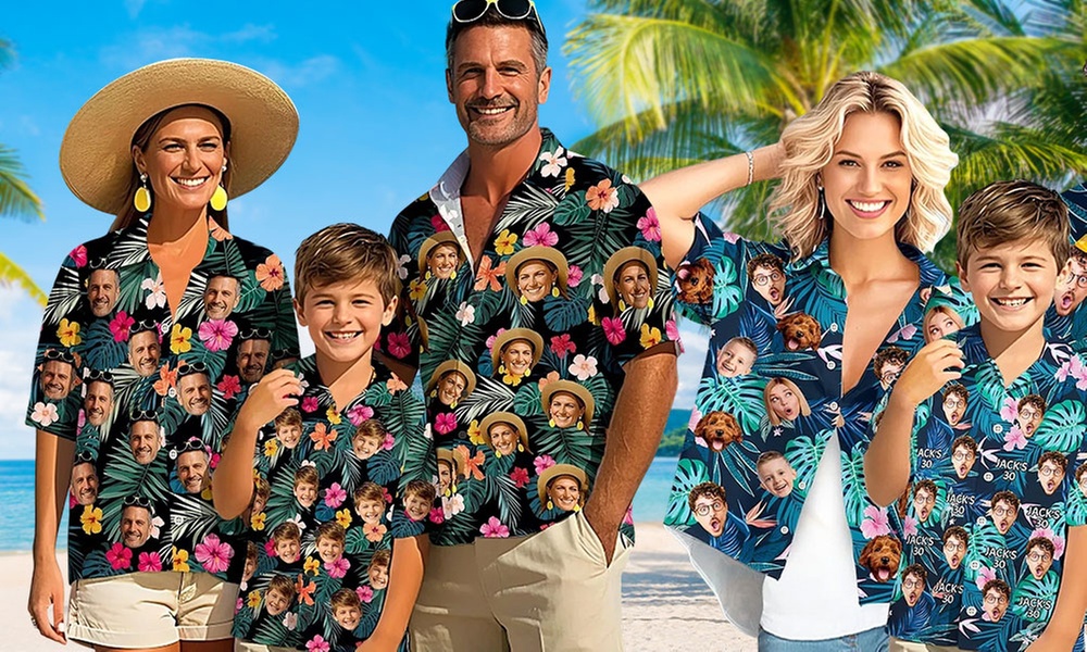 Personalized and Stylish Family Hawaiian Shirt Packs!
