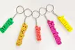 Personalisierbarer Schlüsselanhänger mit 3D-Namen oder Miniatur-Fotokissen nach Wahl von Justyling (80% sparen) - Second Medium