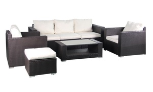  Rattan-Effect Patio Furniture Set 