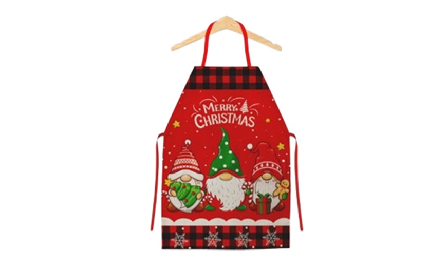 Image 5: Christmas Kitchen Cooking Apron