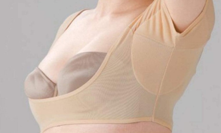 Image 1: Women's Breathable Armpit Underarm Sweat Pads Vest