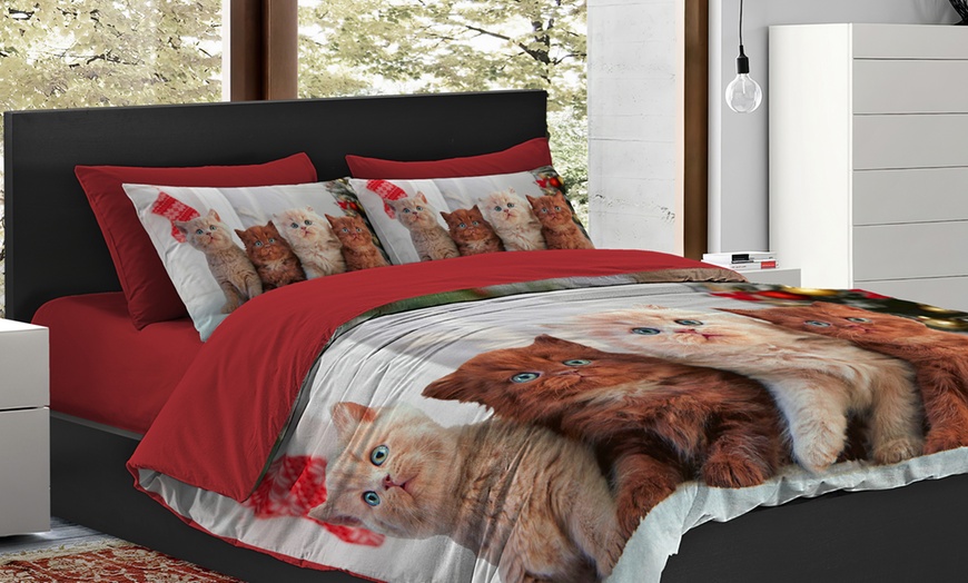 Image 2: Copripiumino matrimoniale con stampa digitale