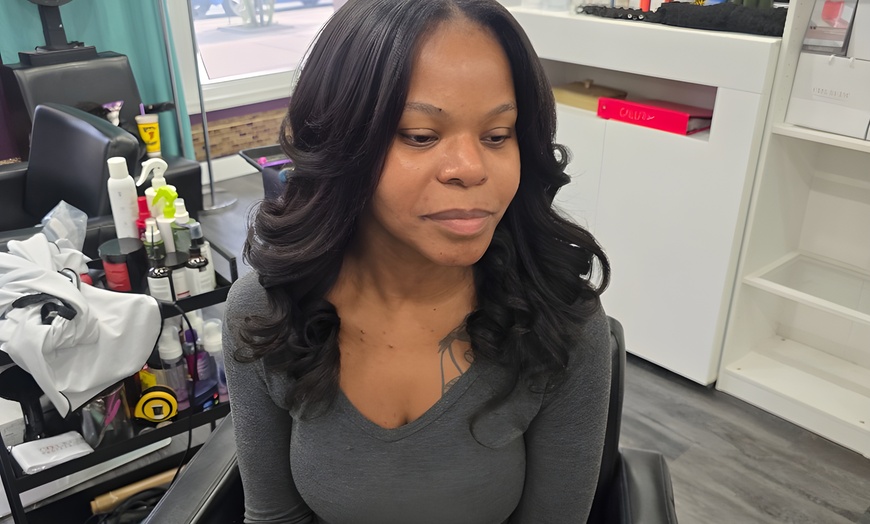 Image 5: Textured Haircuts and Steam Hydration