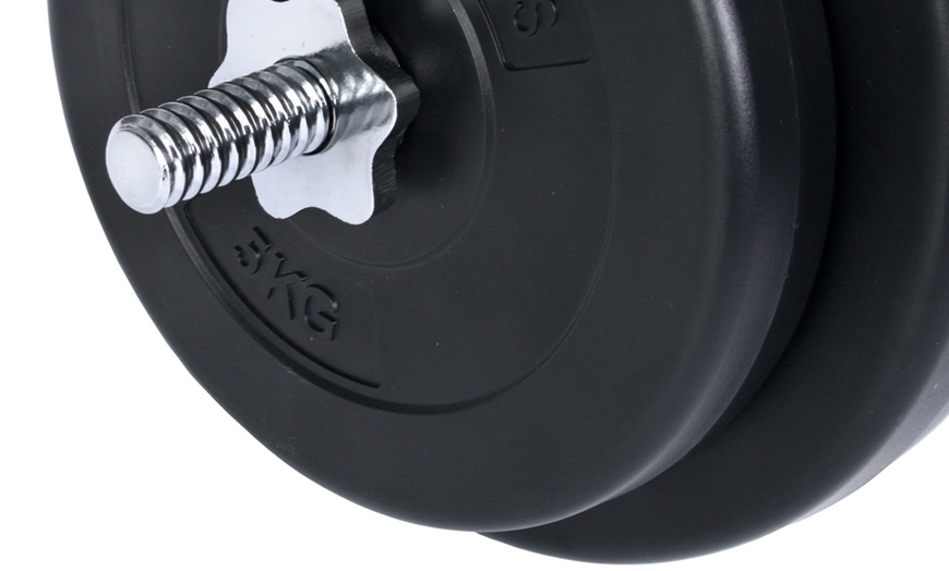 Image 9: 30kg Dumbbell Set