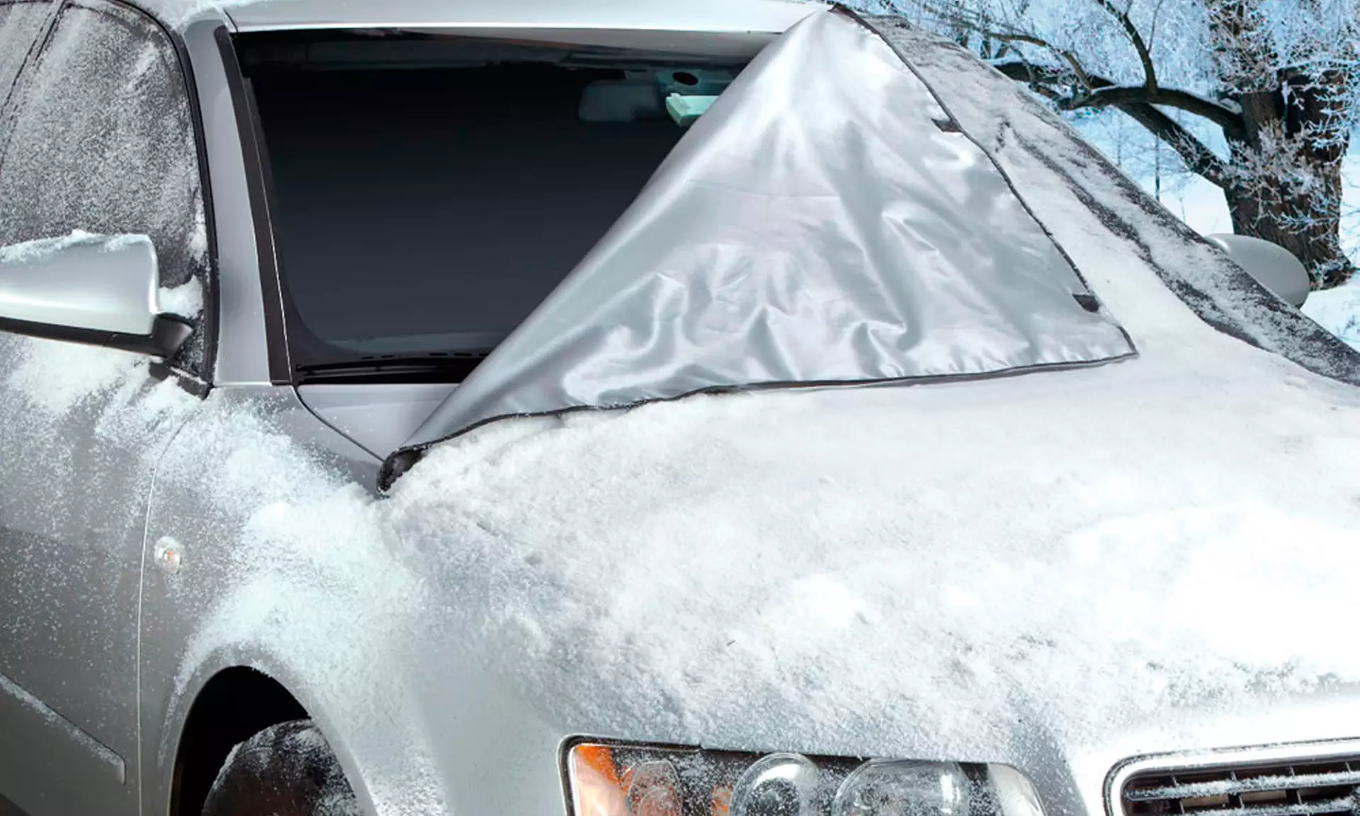 1x oder 2x magnetische Anti-Frost-Scheibenabdeckung, inkl. Versand - Primary Image