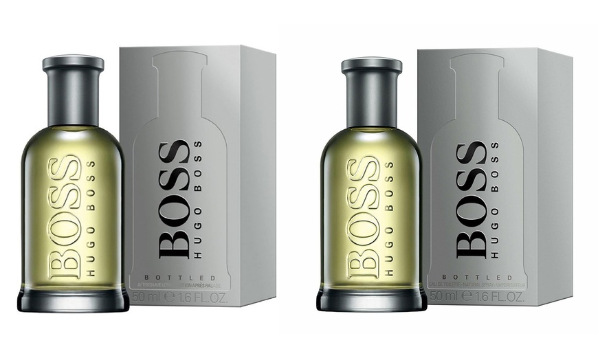 Image 1: Hugo Boss Bottled 50ml Aftershave Lotion or 50ml EDT Mens Fragrance