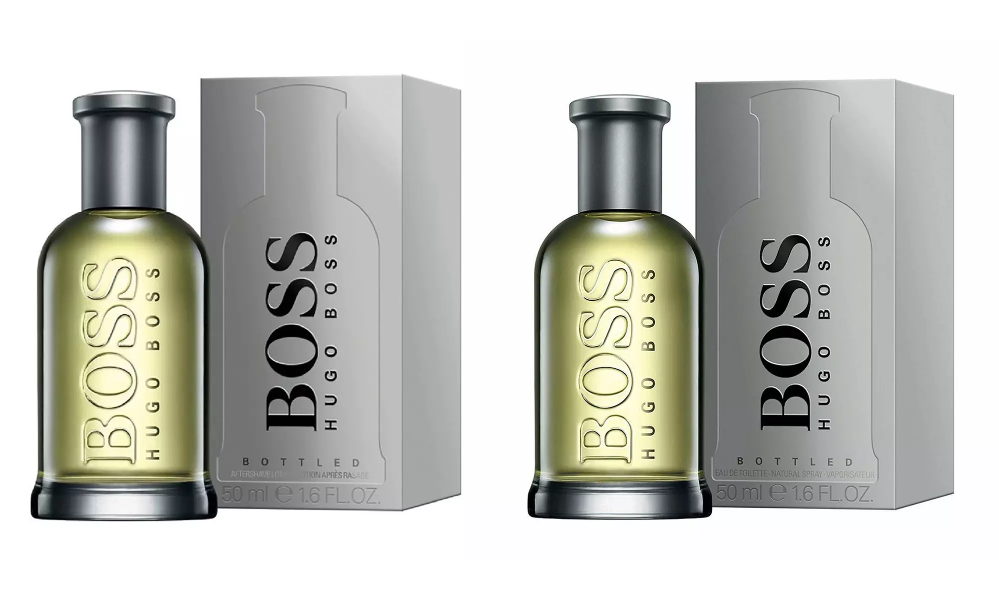 Hugo Boss Bottled 50ml Aftershave Lotion or 50ml EDT Mens Fragrance - Primary Image