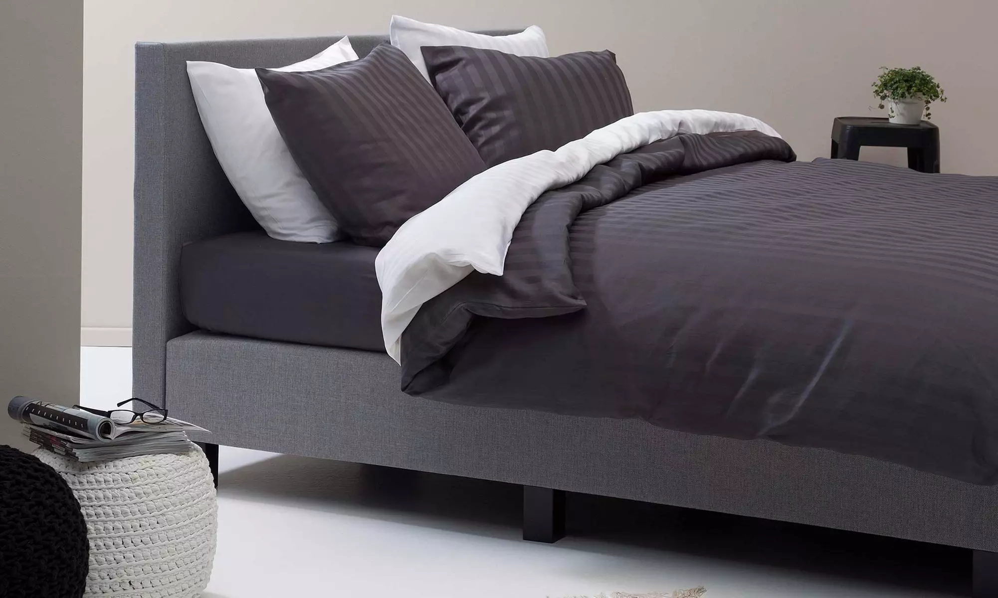 Ten Cate Bettwäsche aus 100% Baumwollsatin 220TC, im Set in der Farbe und Größe nach Wahl - Primary Image