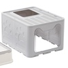 Image 5: Folding Plastic Cat Litter Box Top Entry