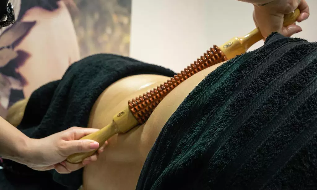 1 o 2 sesiones de maderoterapia corporal de 20 minutos