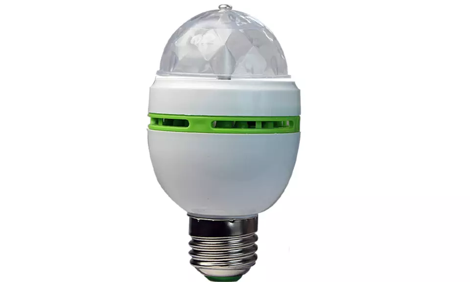 Rotating LED Disco Light Bulb - Second Medium