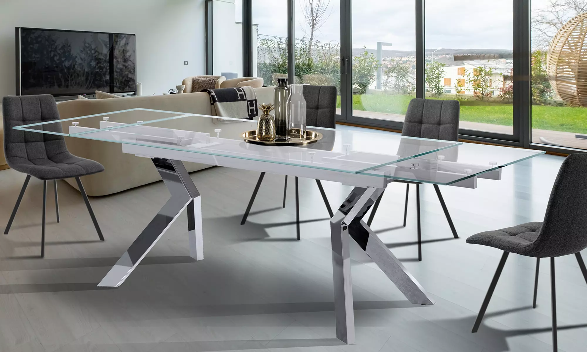 Tomasucci Ausziehbarer Esstisch